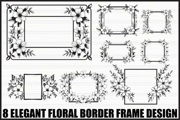 Download Elegant Floral Frame Bundle - Elegant Collection