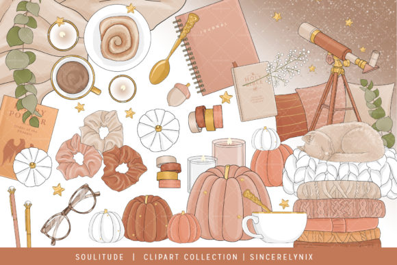 Download Cozy Autumn Planner Clipart - Planner clipart Collection