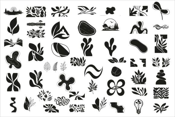 Download Elegant Botanical Line Art Panel Design - Elegant Collection