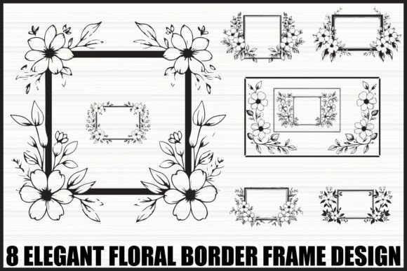 Download Elegant Floral Frame Bundle - Elegant Collection