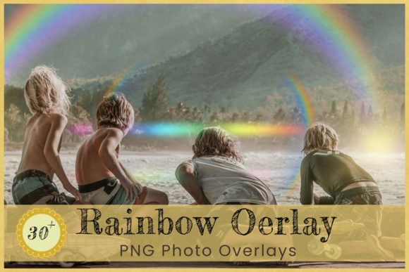 Download Realistic Rainbow Photoshop Overlay - Photoshop overlay Collection
